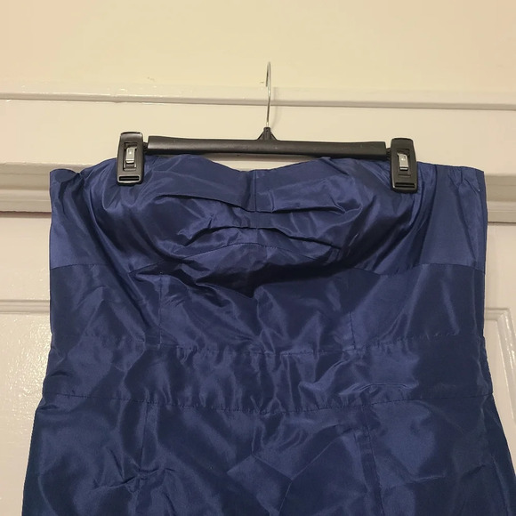Banana Republic Women's 100% Silk Formal Cocktail Hour Strapless Mini Dress 12 - Picture 9 of 9